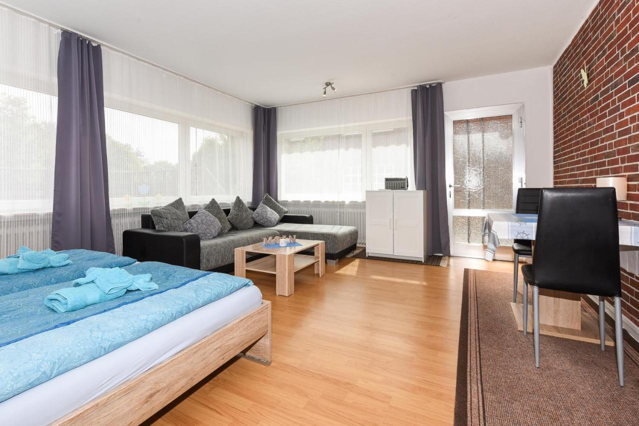 Ferienwohnungen Im Haus Waterkant นอยฮาร์ลิงเงอซีล ภายนอก รูปภาพ